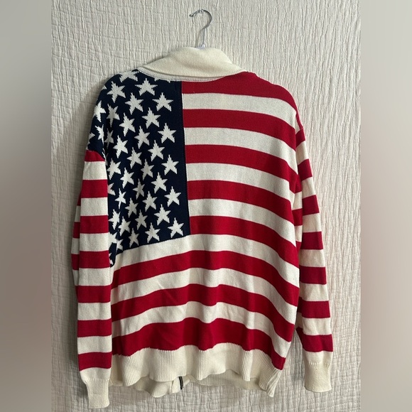Show Me Your MuMu Stars and Stripes Cardigan - Red, White, Blue Sz Large - Picture 6 of 6
